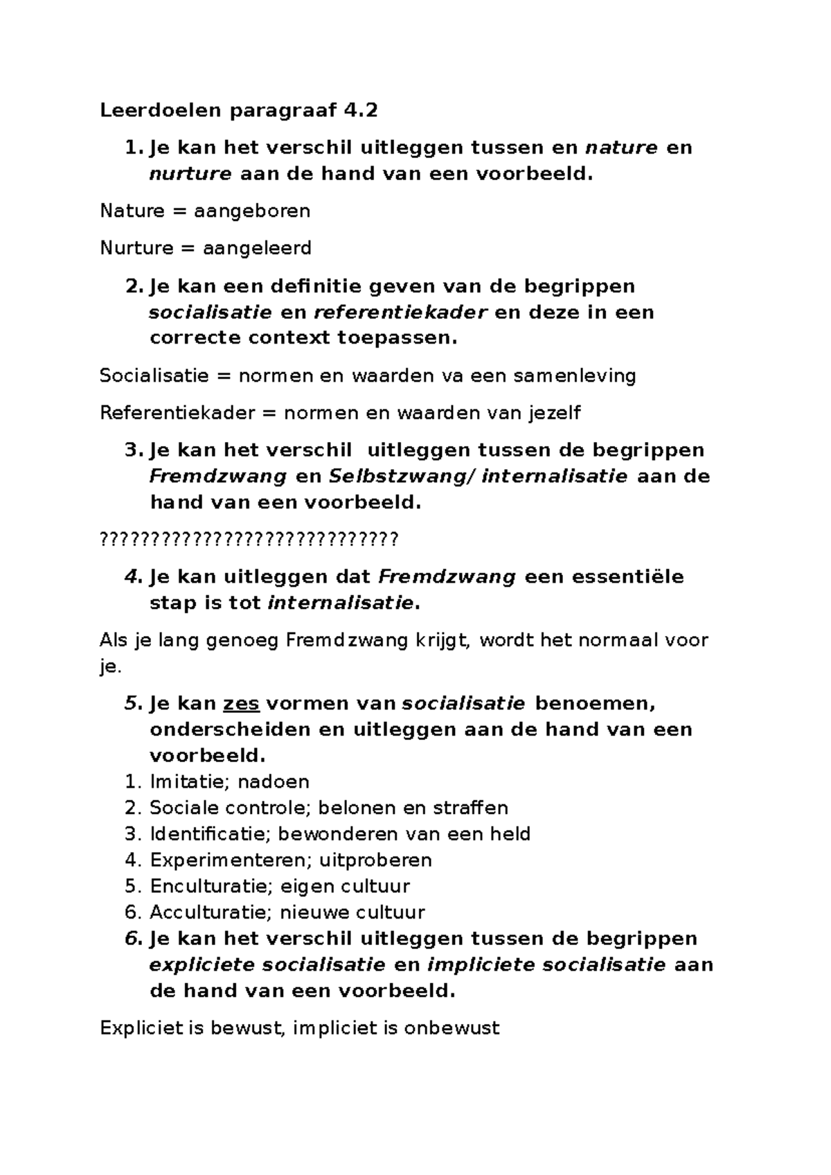 Leerdoelen Pluriform 4 - Leerdoelen paragraaf 4. 1. Je kan het verschil ...