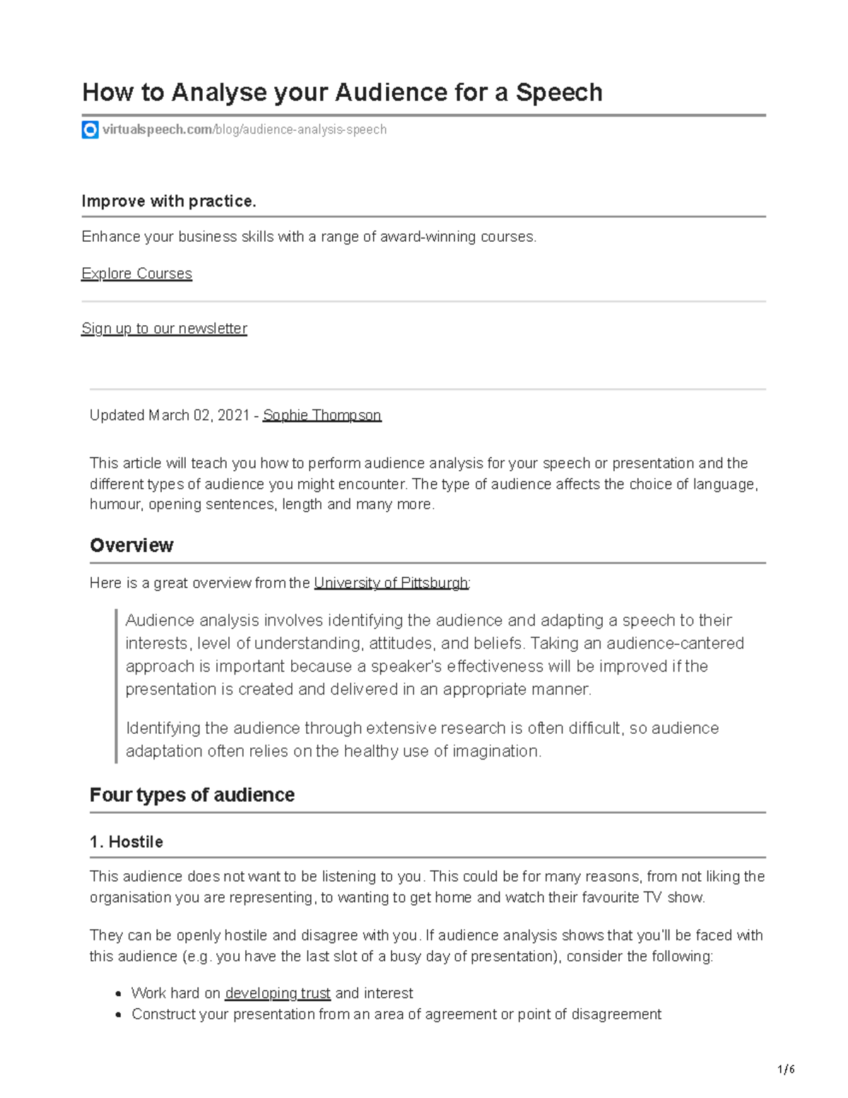 Virtualspeech.com-How to Analyse your Audience for a Speech - How to ...