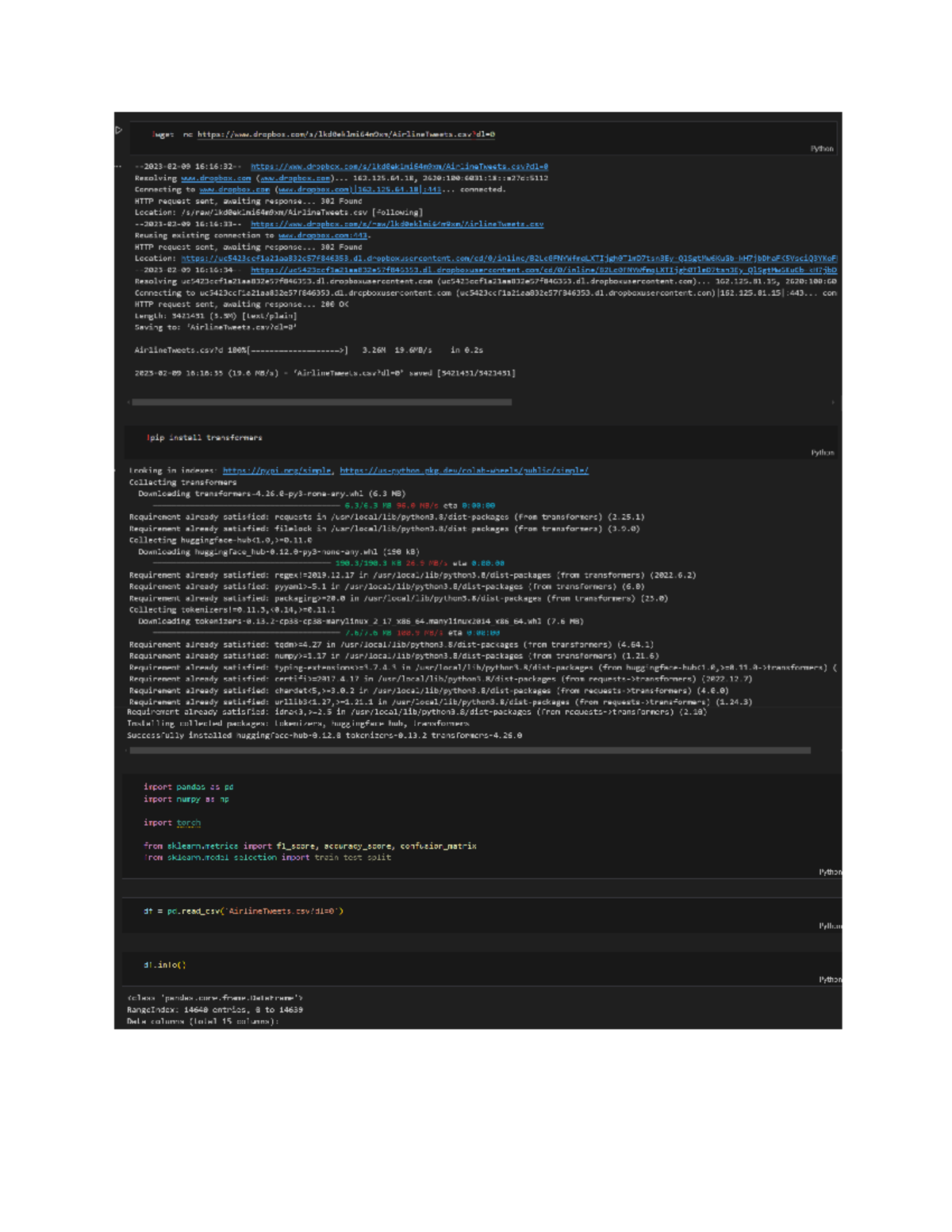 Python Data Analysis and Sentiment Classification with Transformers ...