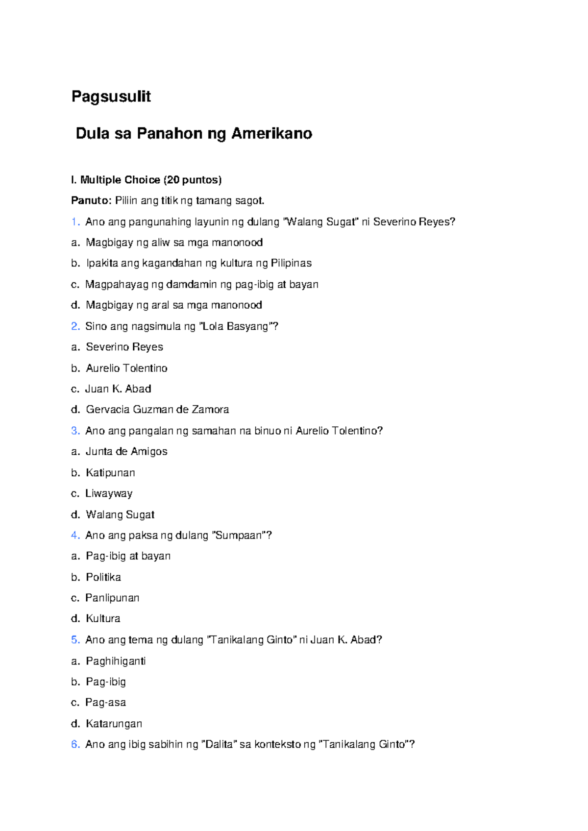 Inbound 4159709349976926880 - Pagsusulit Dula sa Panahon ng Amerikano I ...