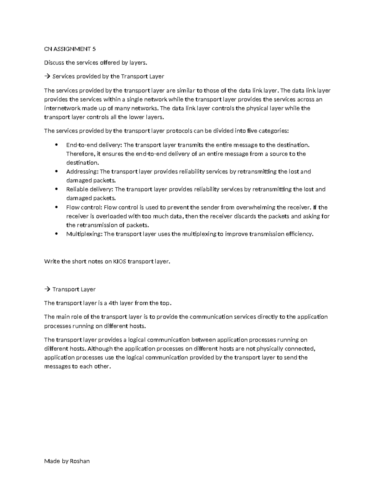 CN Assignment 5 & 6 ans - no any discription - CN ASSIGNMENT 5 Discuss ...