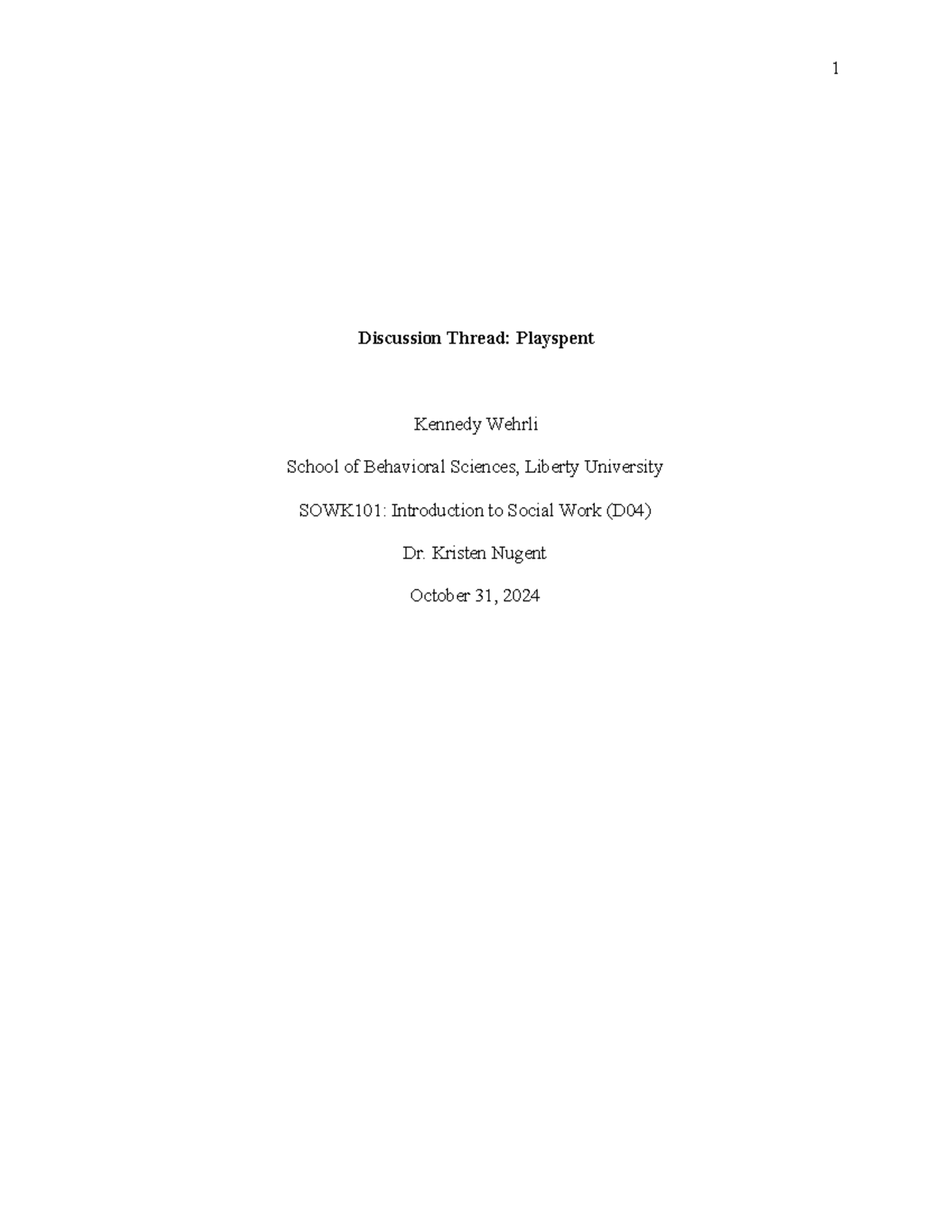 SOWK101 Final Exam Reflection on Playspent Challenge Insights - Studocu