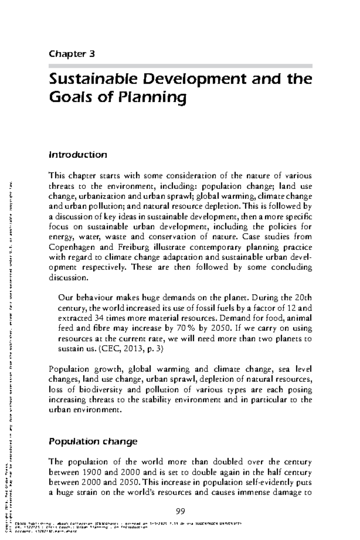 Sustainable Development & Urban Planning: An Intro (Chapter 3 ...