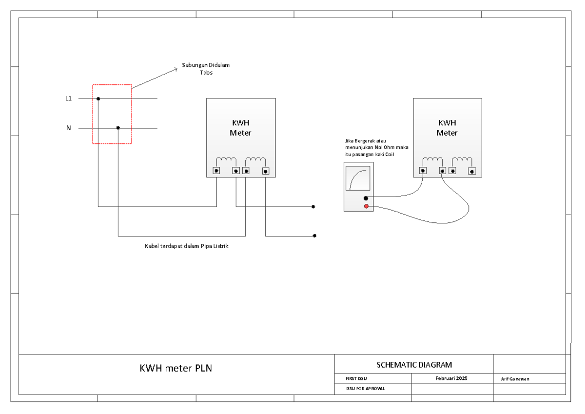 Bahan Instalasi Dasar Pertemuan 1-3: KWH Meter & Schematic Diagram ...