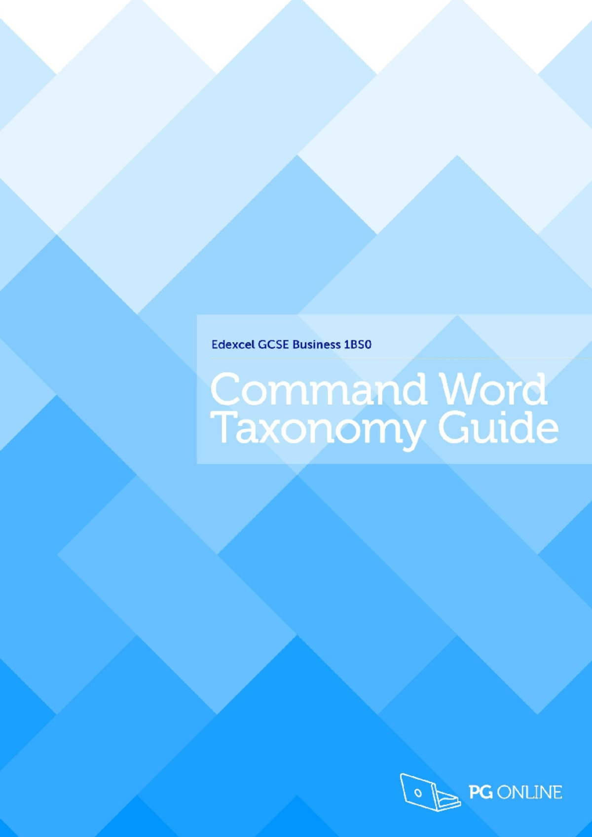 Edexcel GCSE Business 1BS0 Command Word Taxonomy Guide - Studocu