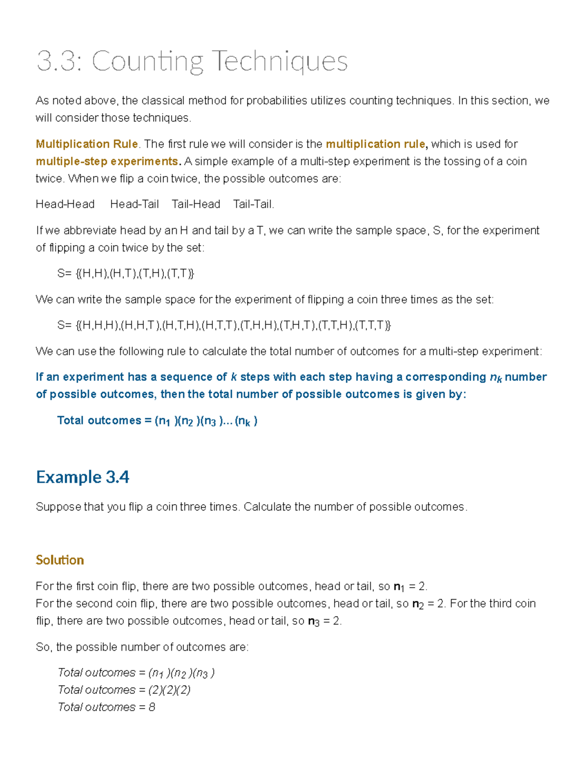 3.3 Counting Techniques - Introduction to Statistics Key - 2025C - Studocu