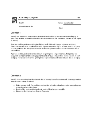 Ap review 2 key - ap key - Question 1 Answer the following questions in ...