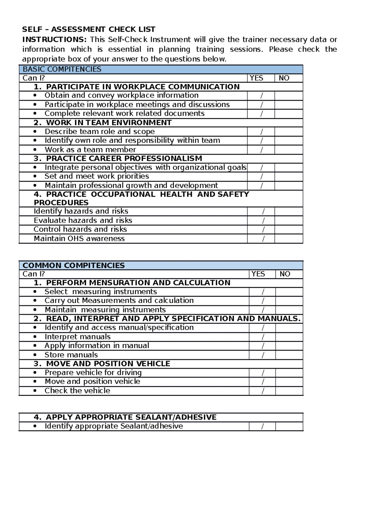 Quiz - CSS NCII - Questions and Answers Set A - Studocu