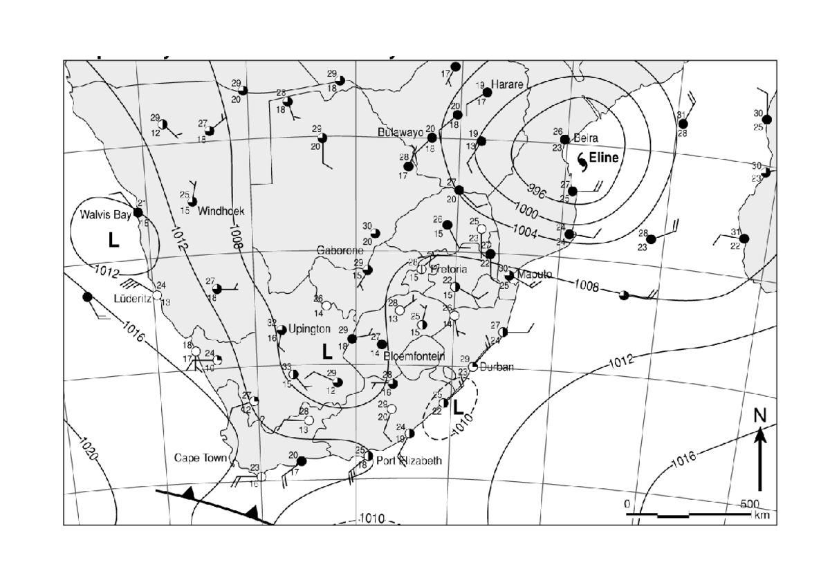 TUTORIAL 3: Synoptic Weather Maps - Weerkaarte Analise - Studocu