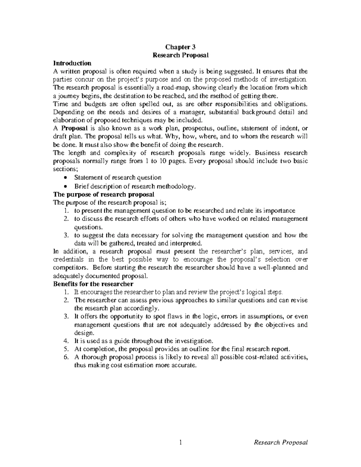 Harambe Research Method CH 2 New - CHAPTER TWO 2. FORMULATION OF ...