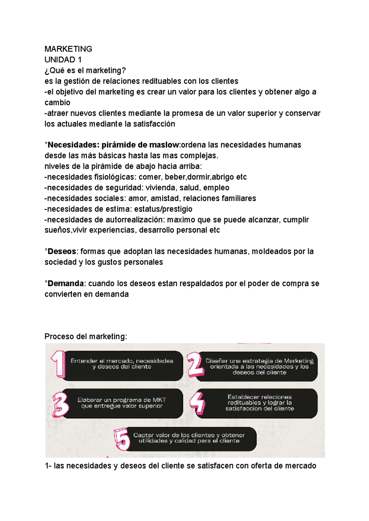 MARKETING UNIDAD 1: Fundamentos y Estrategias Clave - Studocu