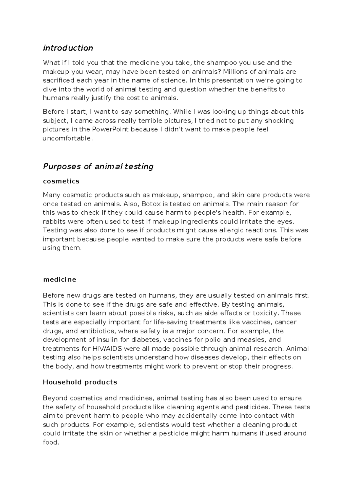 Animal Testing: An In-Depth Presentation on Ethics and Alternatives ...