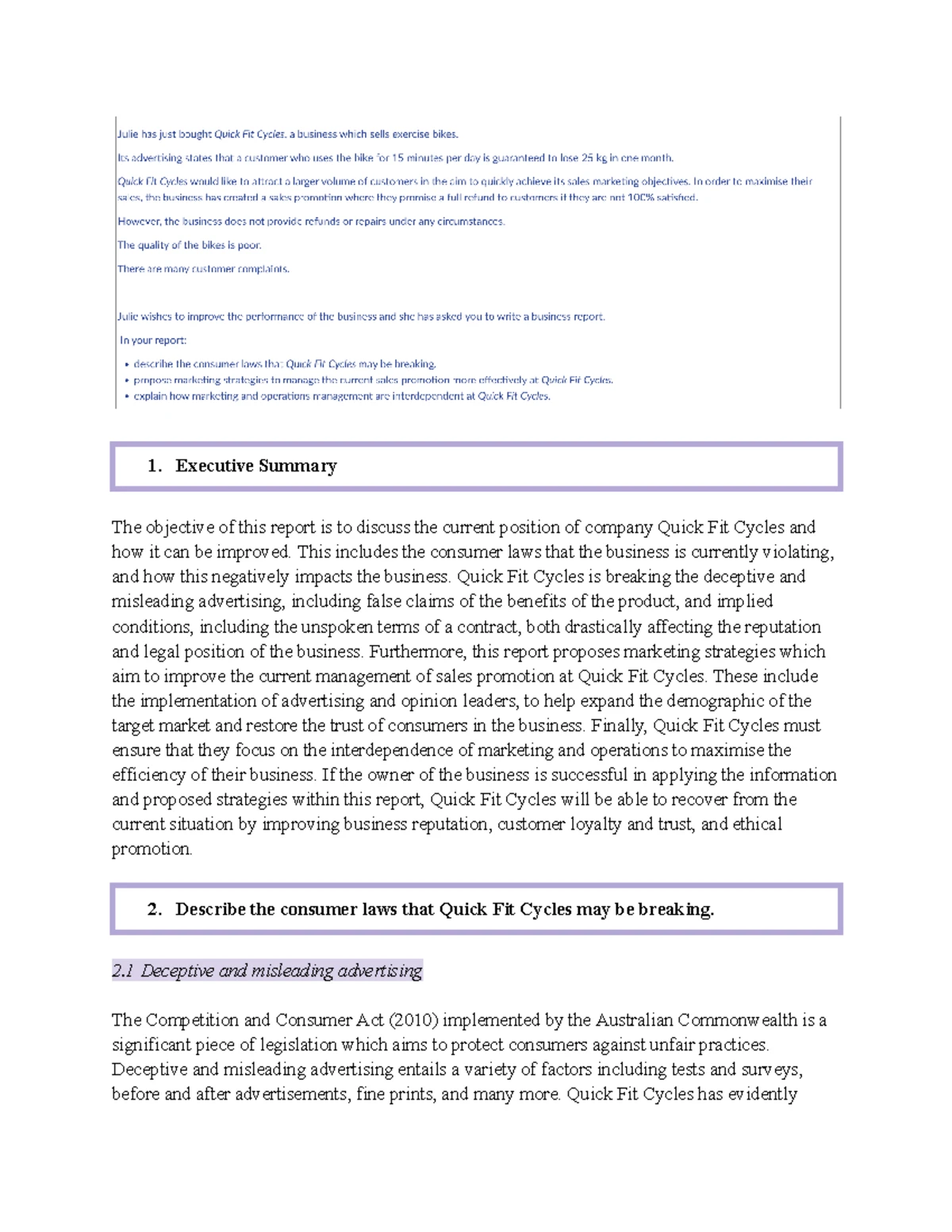 Past HSC Business Studies Finance Questions (2012-2022) - Studocu