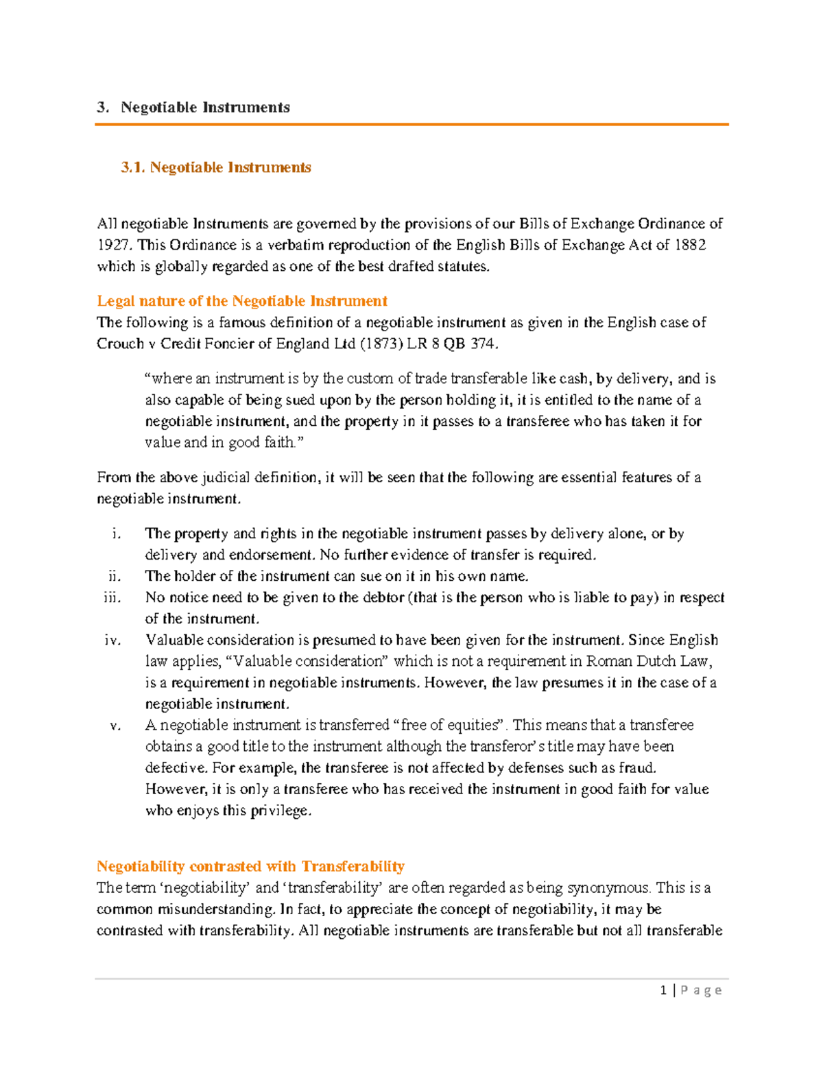 Negotiable Instruments Overview: Features, Types, and Legal Framework ...