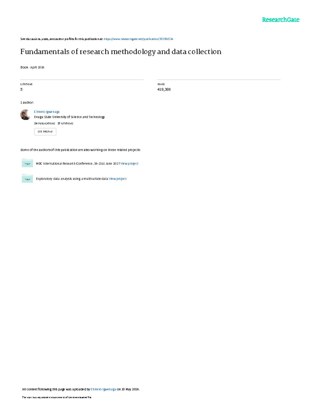 Research Methodology & Data Collection Fundamentals - A Guide - Studocu