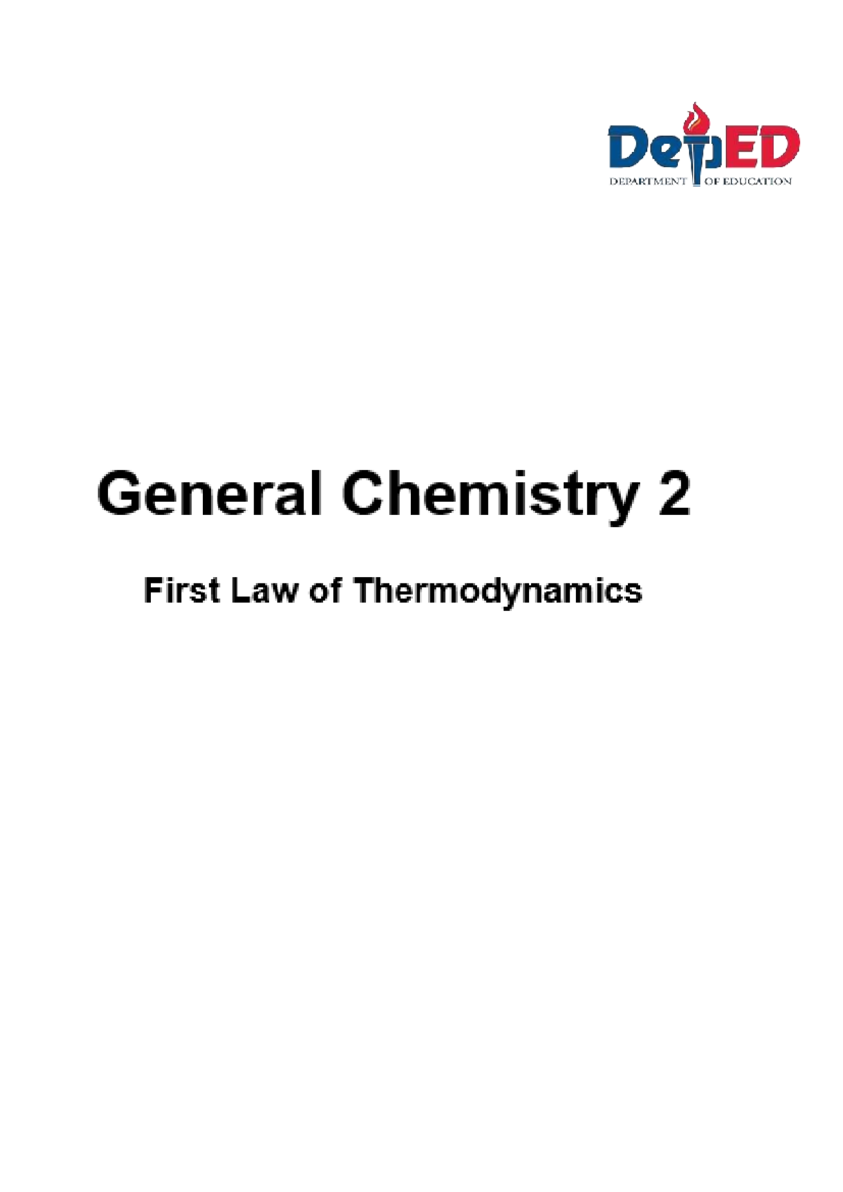 First Law of Thermodynamics (Thermo 101) - Key Concepts and Problems ...