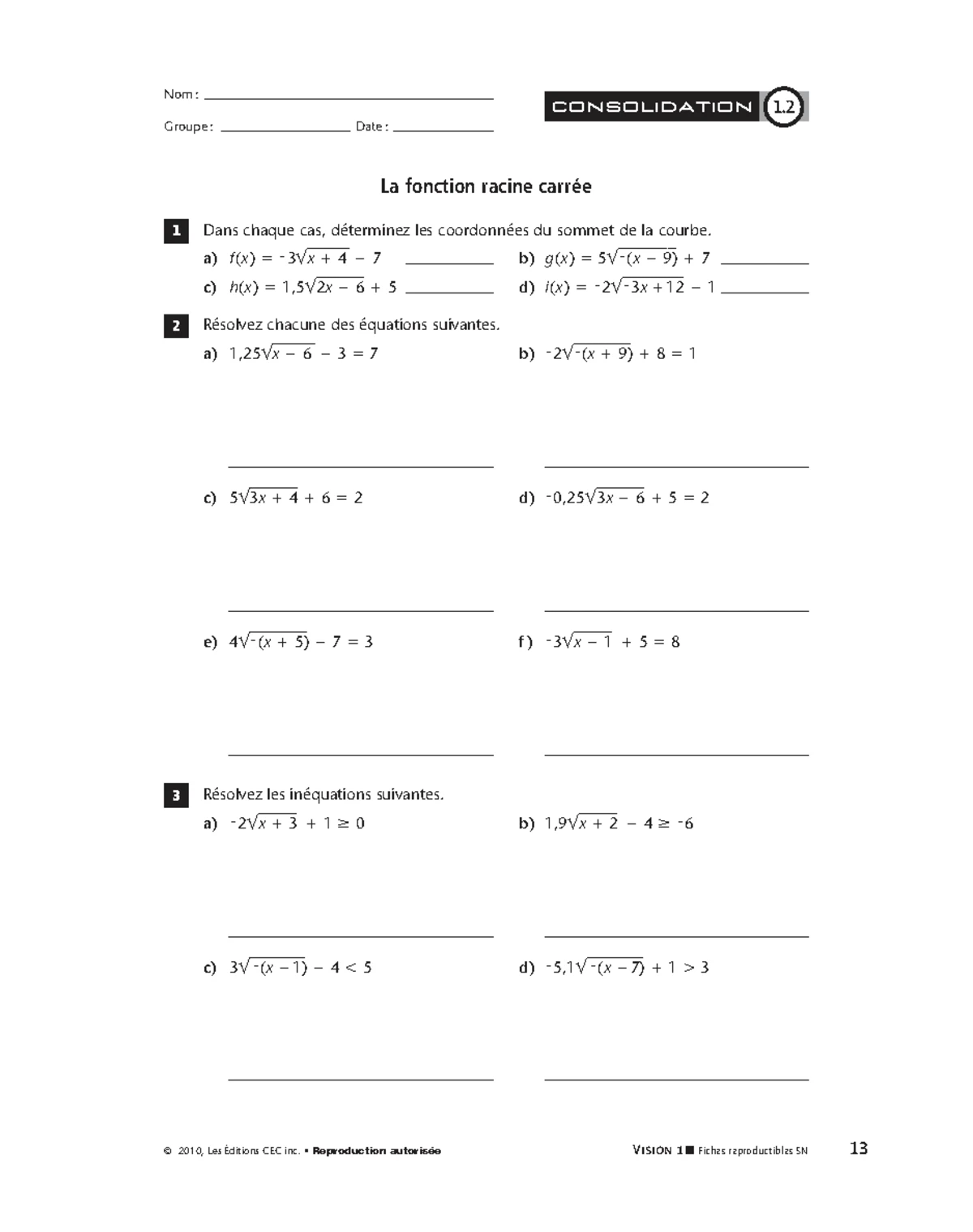 Révision pour Examen Mi-Année CD1 (2023-2024) - Corrections et ...