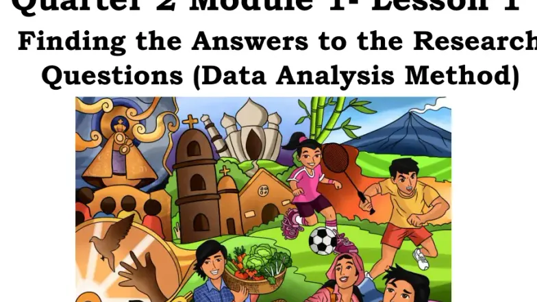 3IS Q2 Module 1 - Lesson 1: Data Analysis Methods and Insights - Studocu