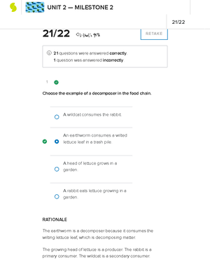 [Solved] Select the statement about human impact on the environment ...