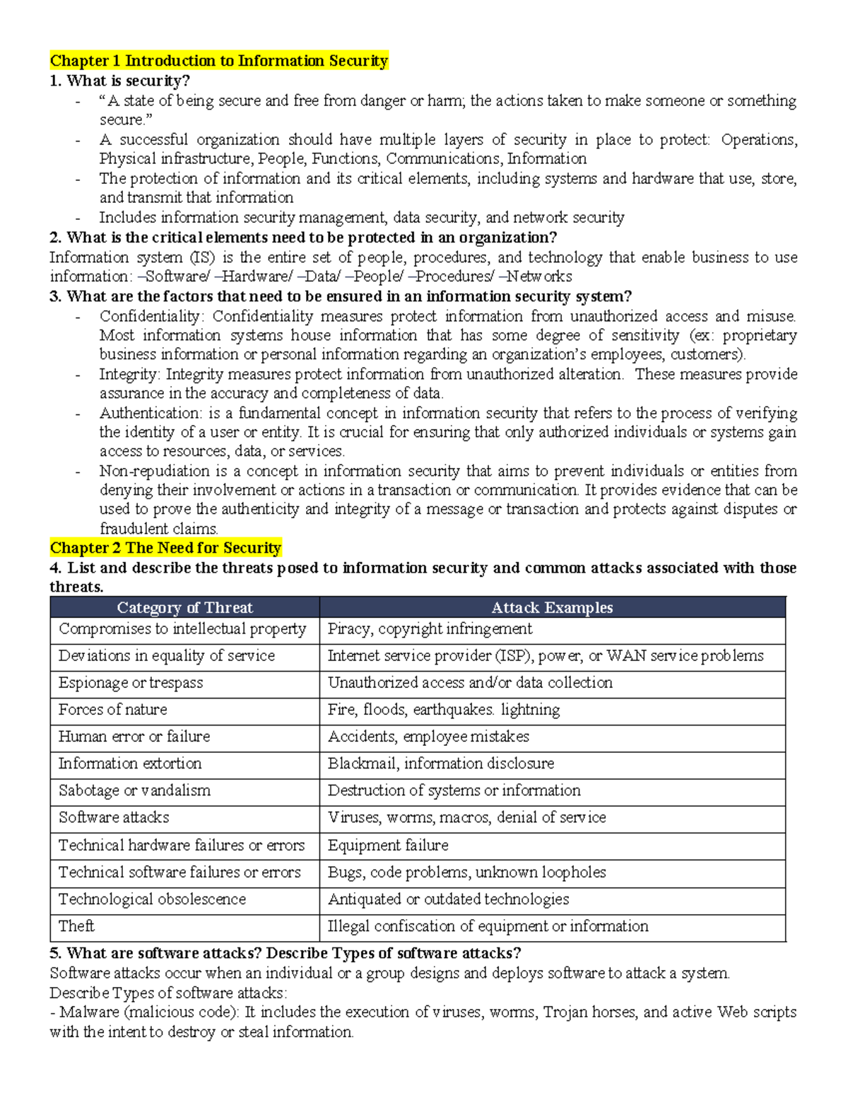 Nguyên lý - Ôn tập cuối kì - Chapter 1 Introduction to Information ...