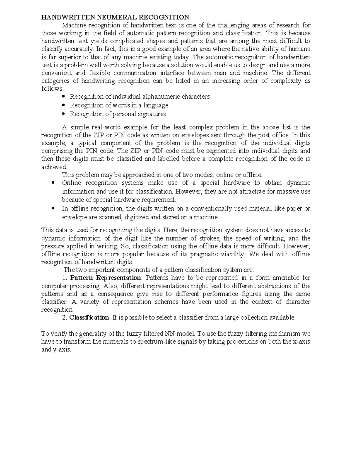 Handwritten Numeral Recognition: Challenges & Solutions in AI Research ...