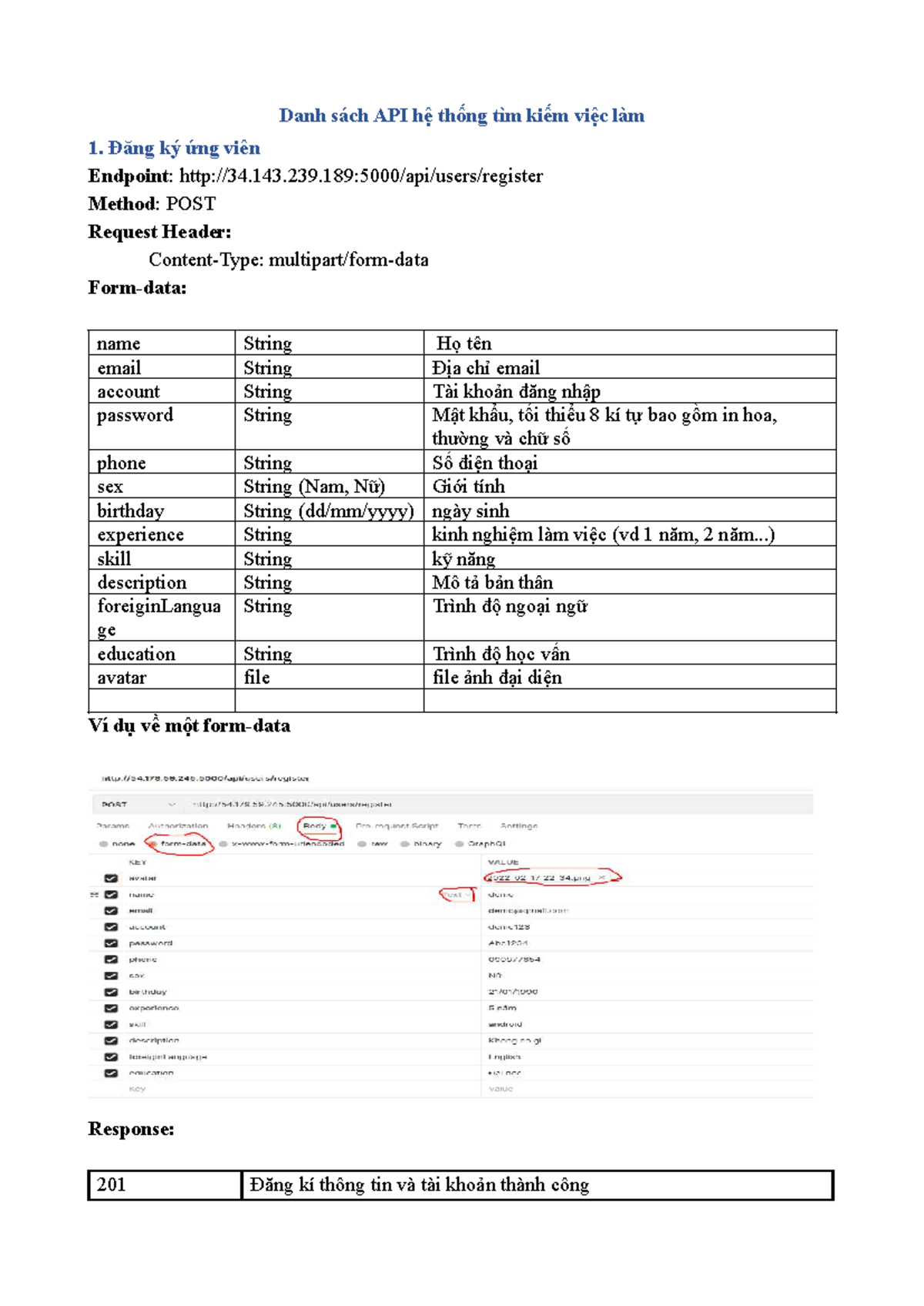 SRS API for Job Search System: Detailed Endpoint Guide - Studocu