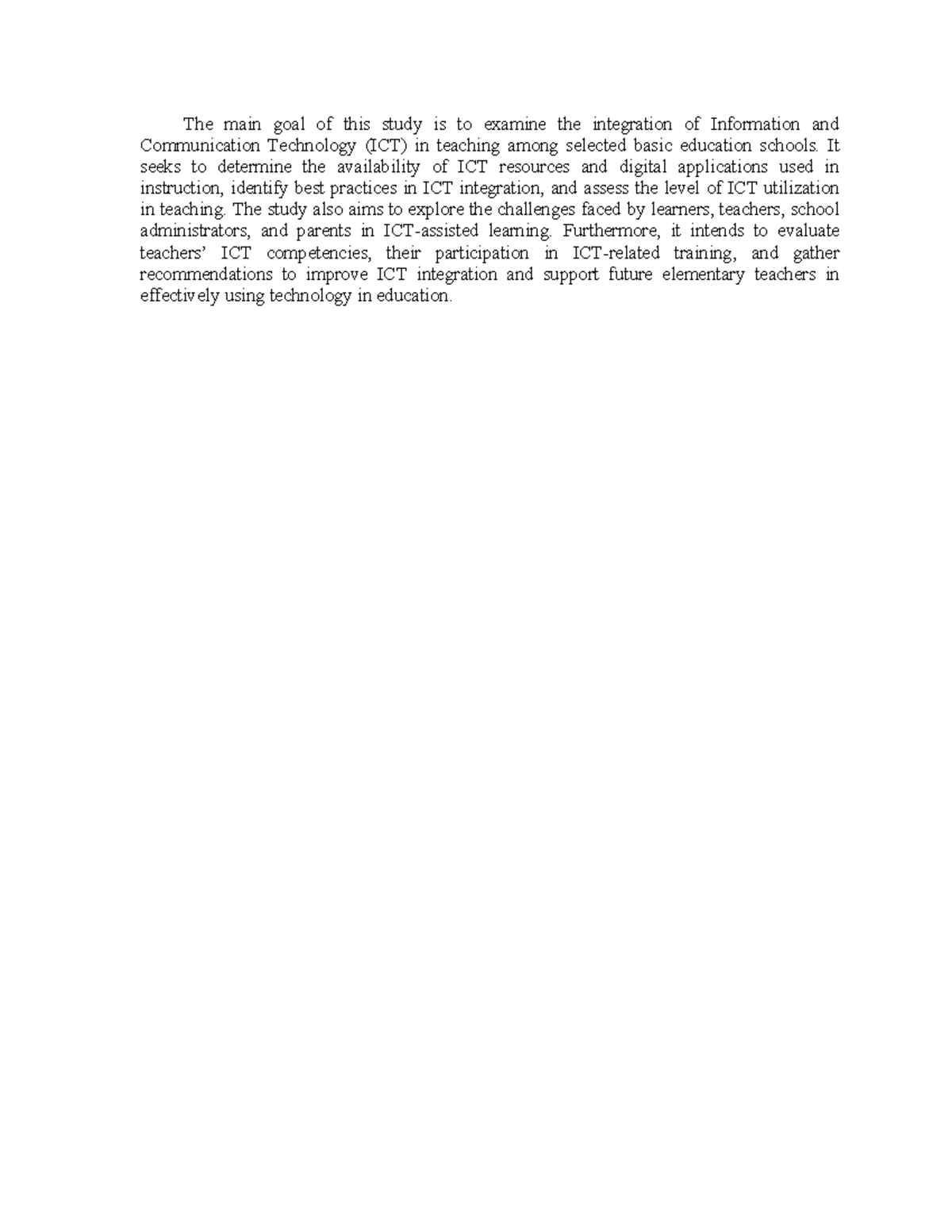 ICT Integration in Teaching: Lecture Notes on Best Practices and ...