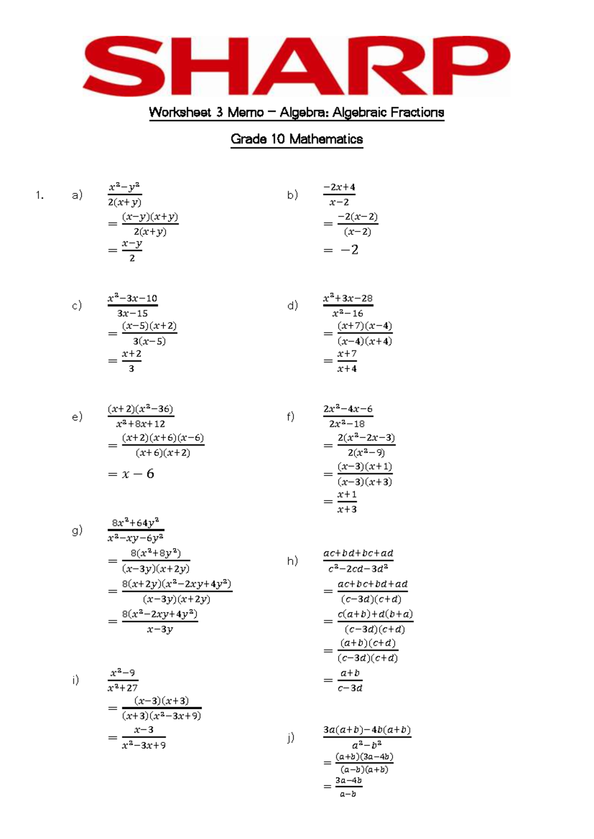 worksheet-3-memo-algebraic-fractions-for-grade-10-math-studocu