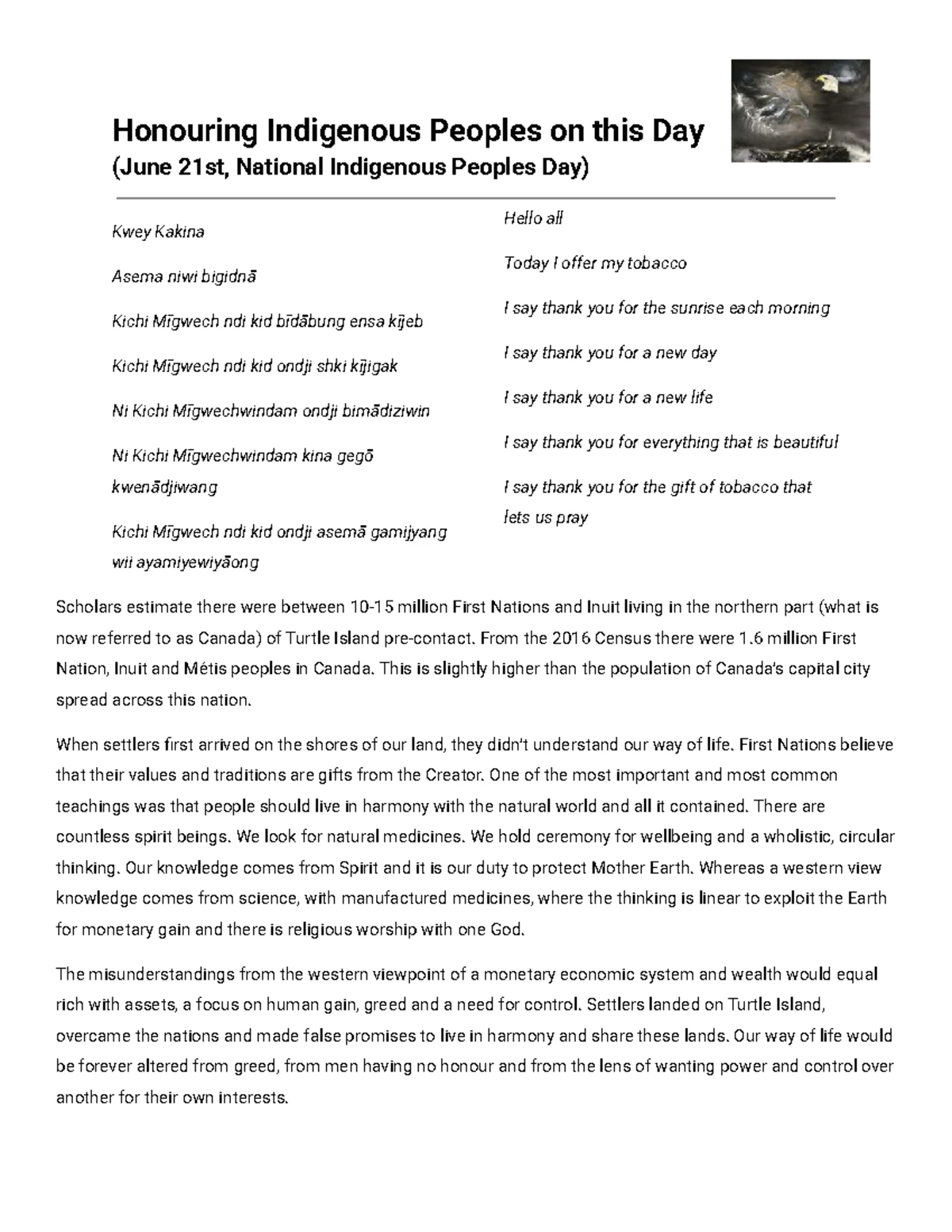 Reflection on Indigenous Media Texts: NBE3U 25 Multimedia Insights ...