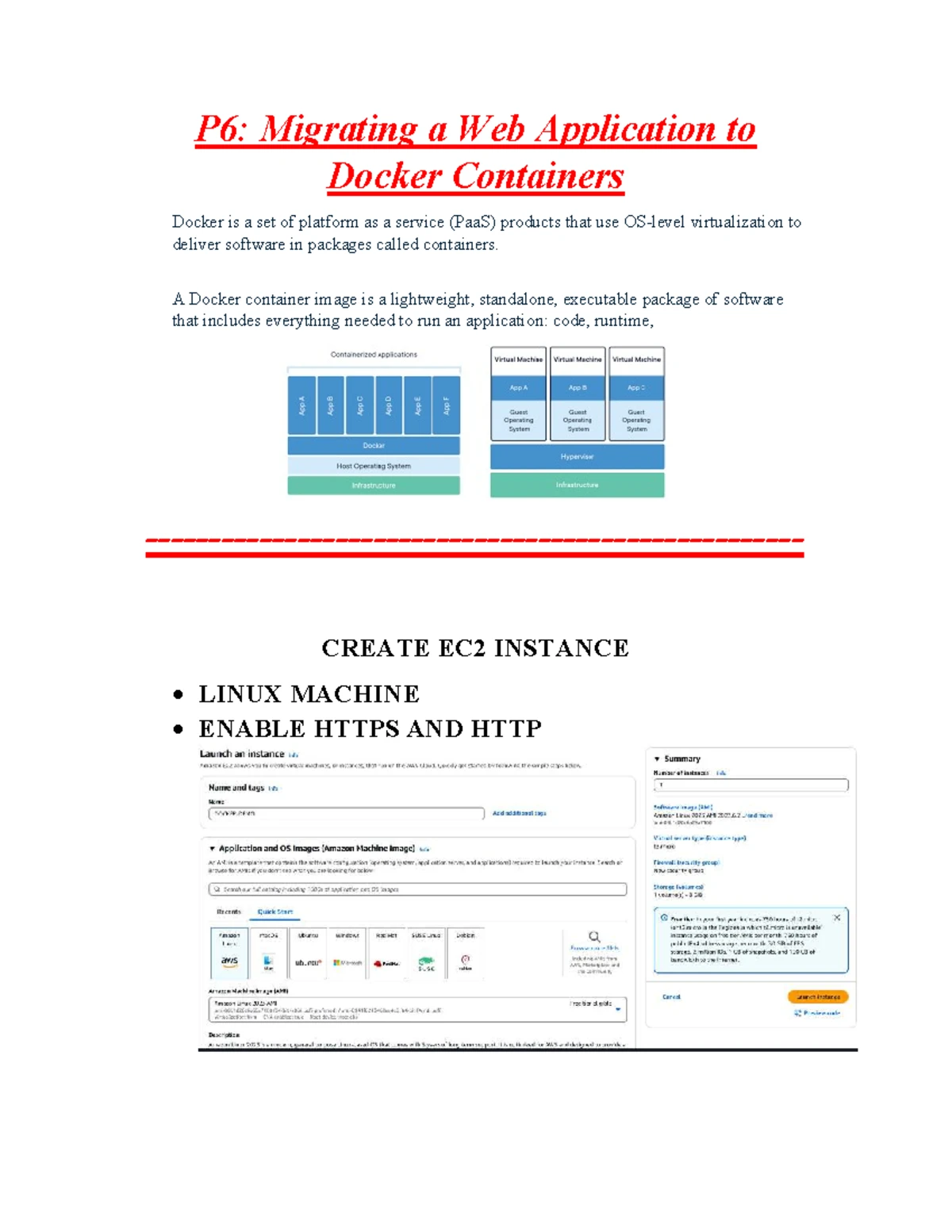 P6: Migrating a Web App to Docker Containers - Program 6 Guide - Studocu