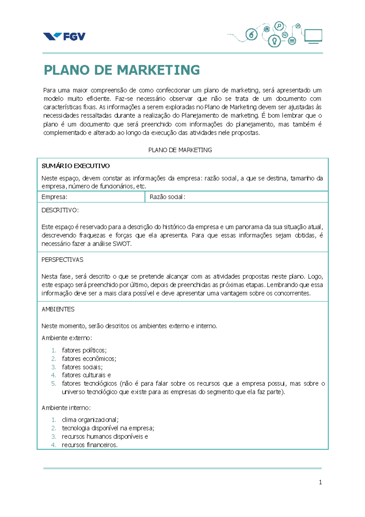 Plano de Marketing: Guia Completo para Criação e Implementação - Studocu