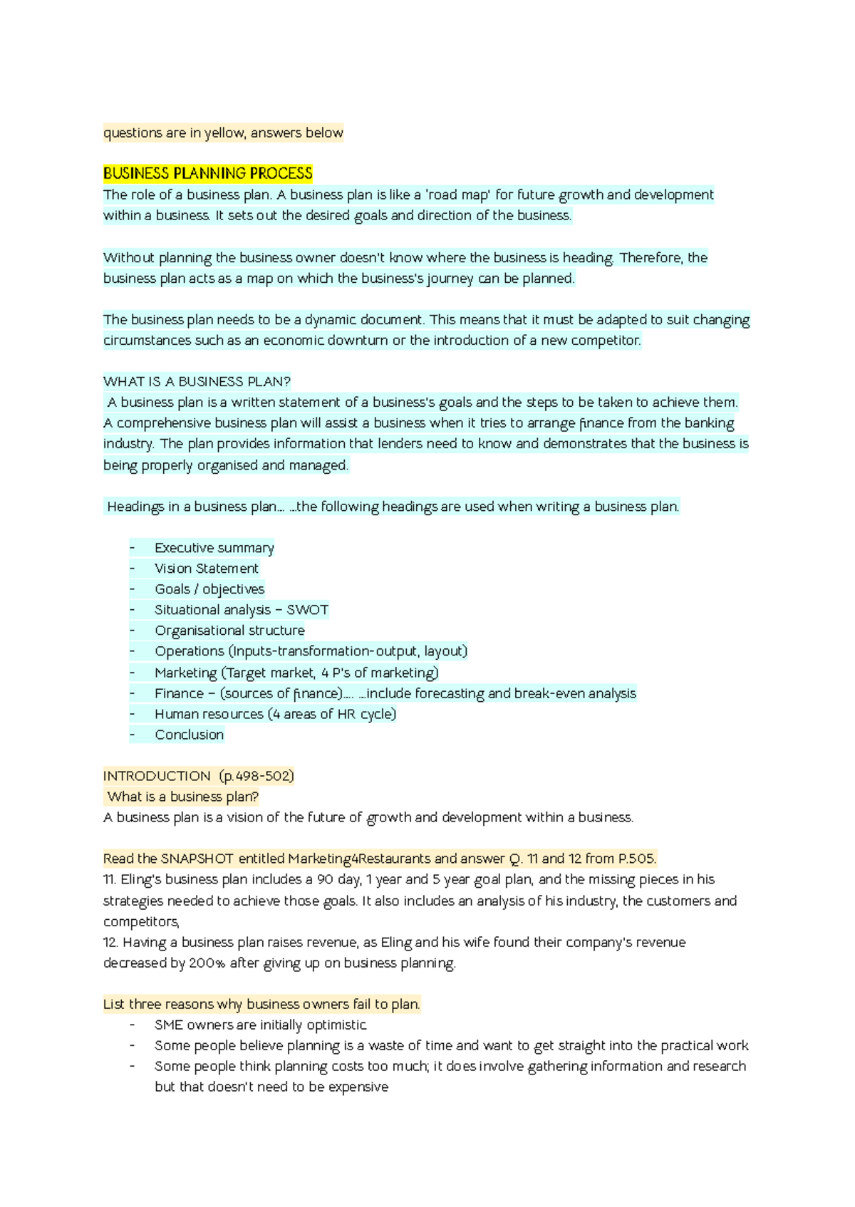 Business Planning Process: Key Insights and Strategies for Success ...