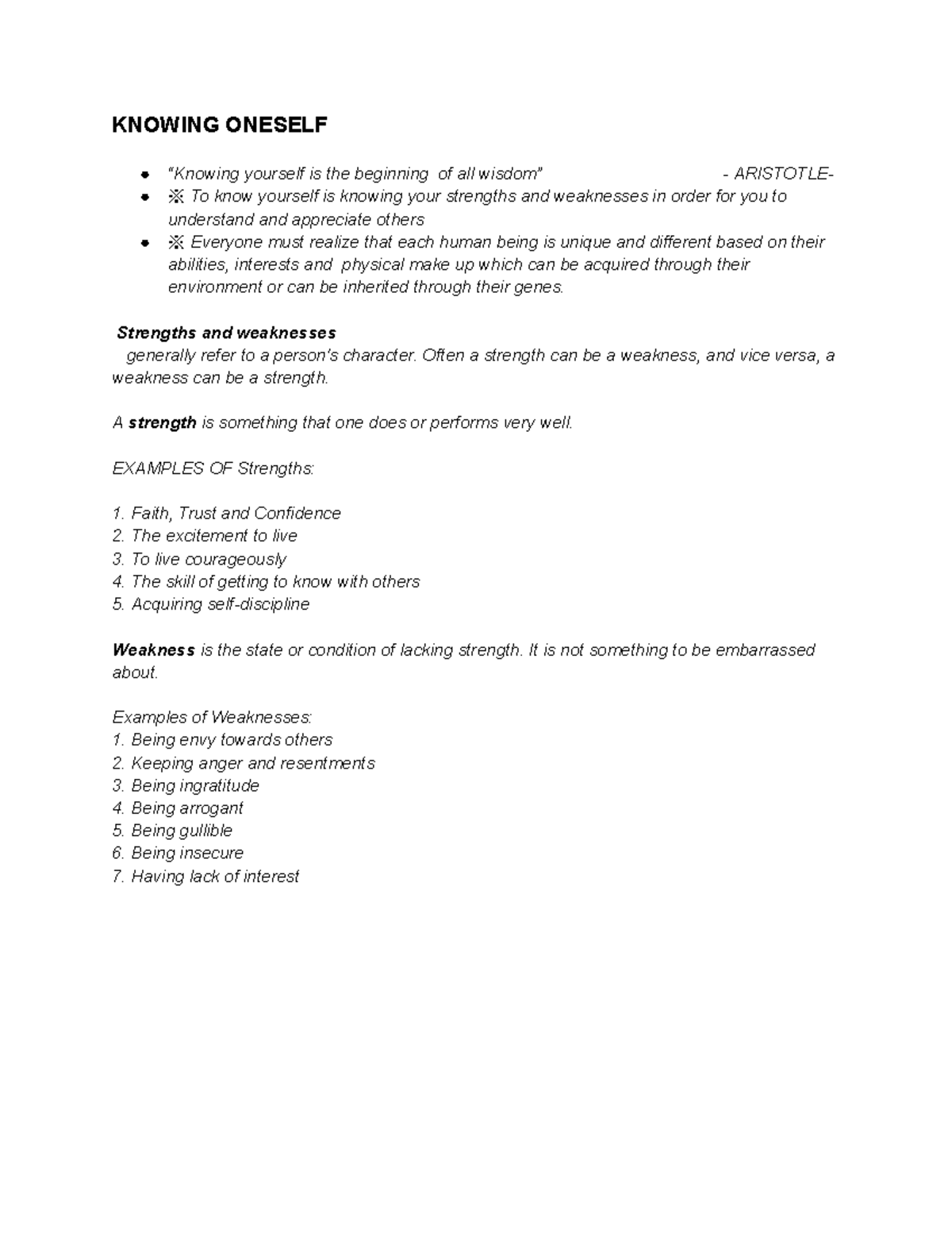 Perdev- Self-Discovery and Adolescent Development Reviewer - Studocu
