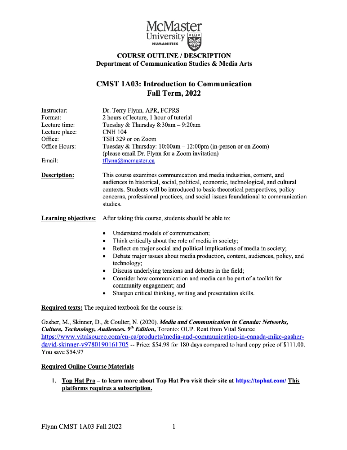 COMM 2FA3 Final Exam Review - Intro to Finance Study Guide - Studocu