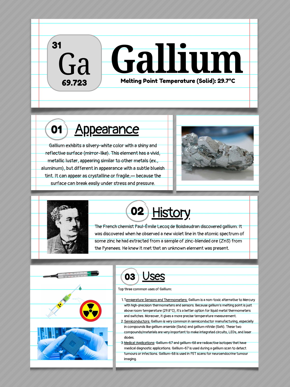 Gallium (Ga) properties, history, and applications overview - Studocu