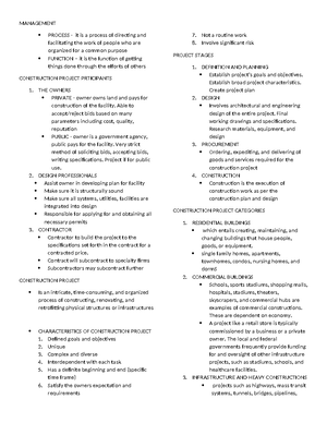 Construction Management Overview: Key Concepts & Innovations (CM101 ...