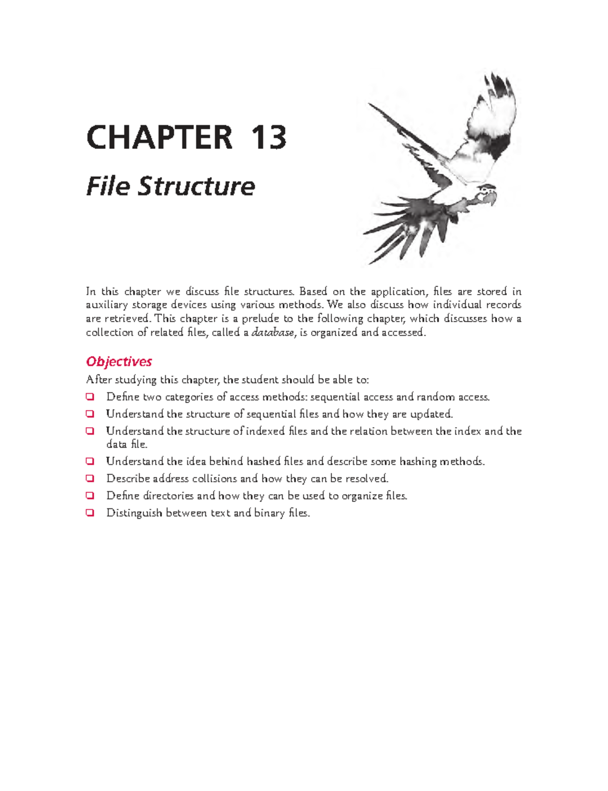 CHAPTER 13: File Structure and Access Methods - Studocu