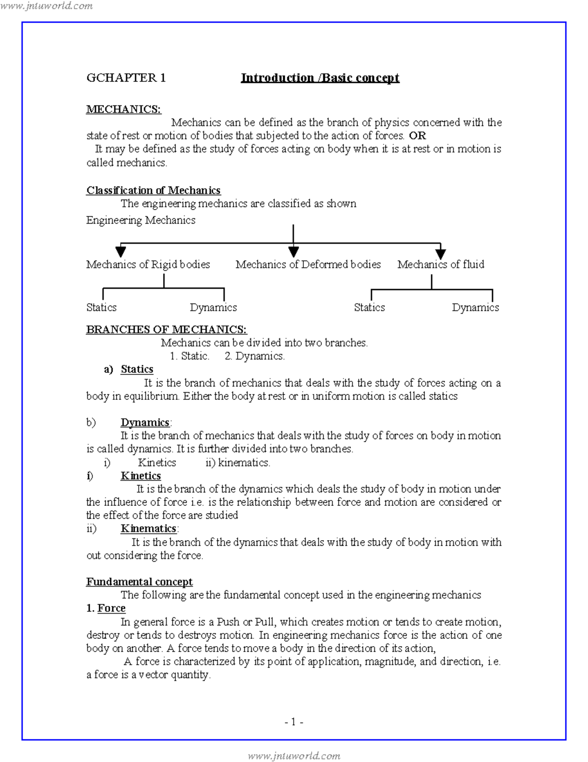 Statics 1: Introduction to Mechanics and Fundamental Concepts - Studocu