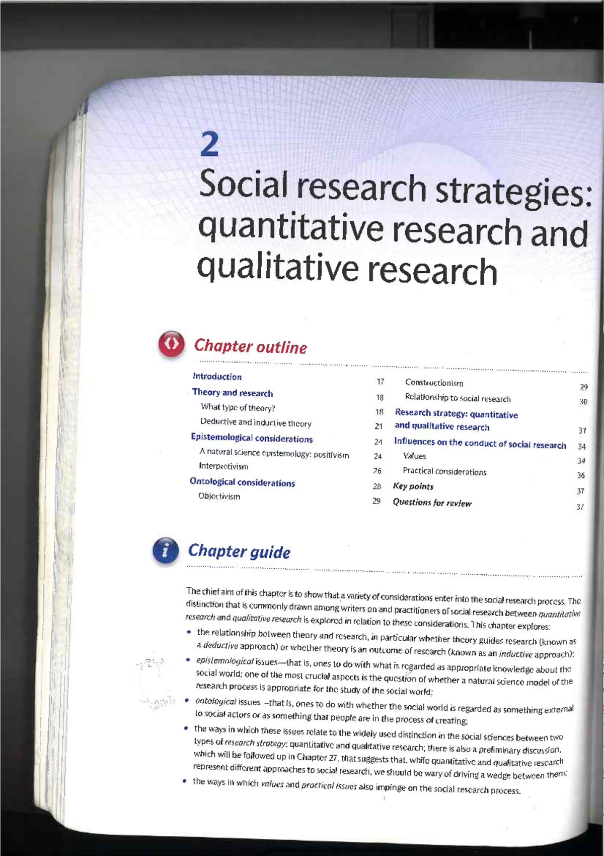 Social Research Strategies: Quantitative & Qualitative Approaches (Week ...