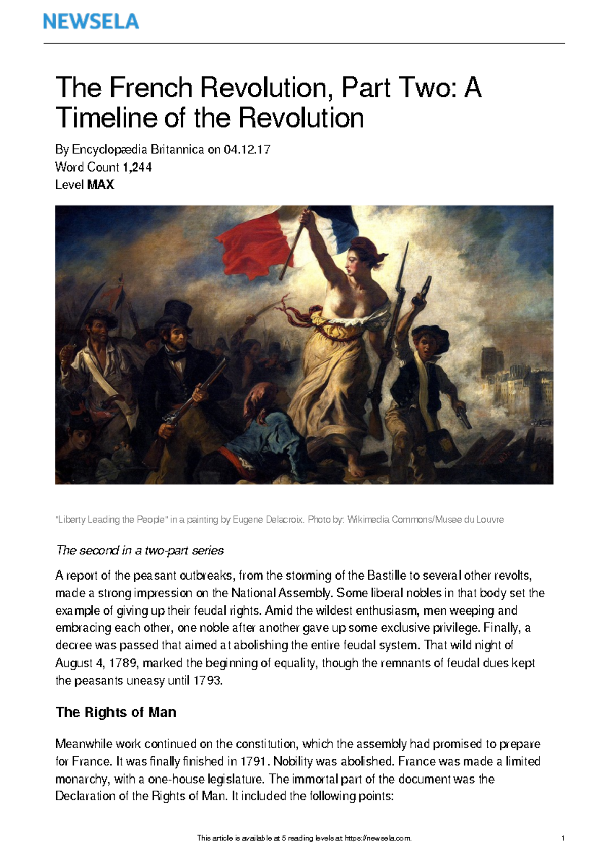 French Revolution: Key Events and Analysis (HIST 101) - Studocu