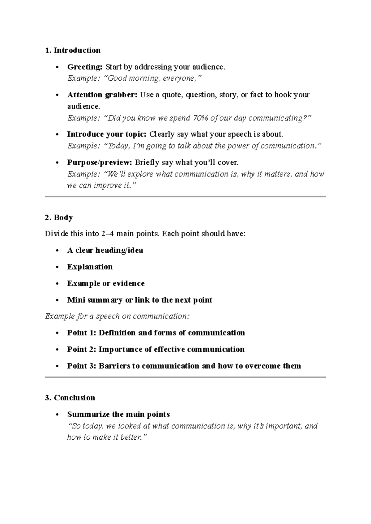 Icom speech preparation: A guide to effective communication techniques ...