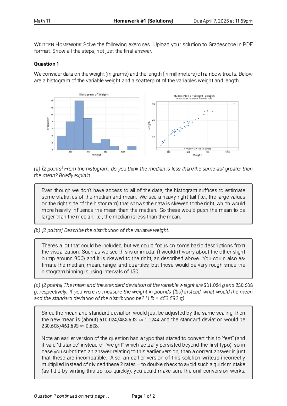Math 11 Homework 2 Solutions: Linear Regression & Salary Prediction ...
