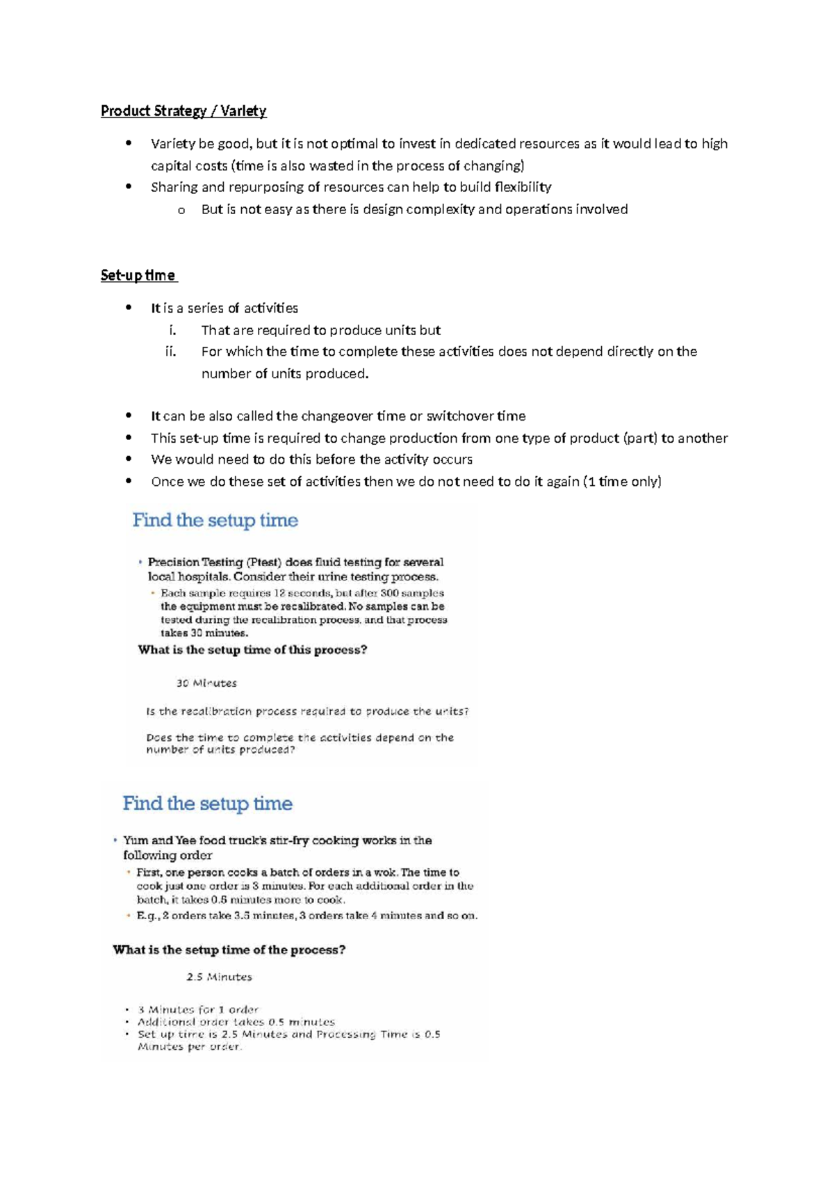 Week 3 Notes: Product Strategy & Batch Process Insights - Studocu