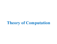 Theory of computation - BCS503 - VTU - Studocu