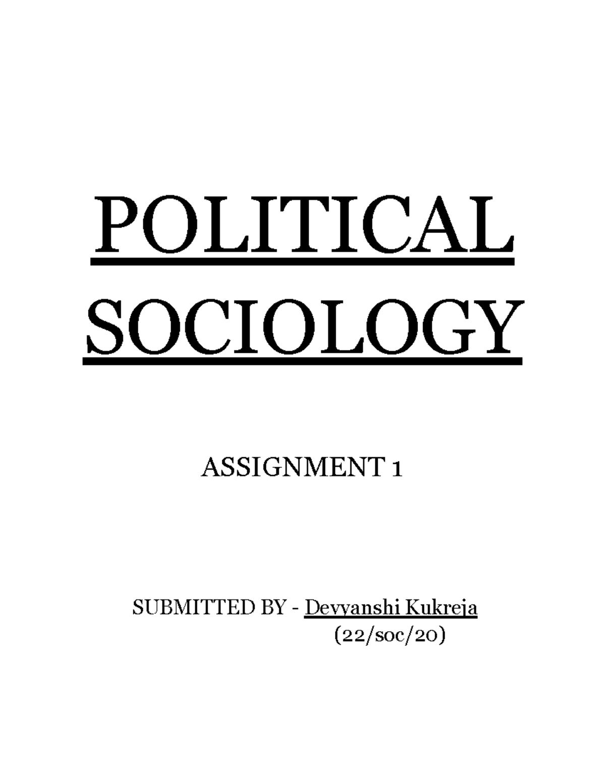 Charismatic Authority & Its Routinization in Political Sociology (22 ...