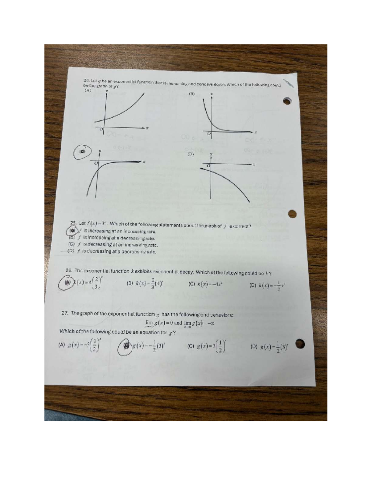 APPC Extra Practice on Exponential Functions and Sequences - Studocu