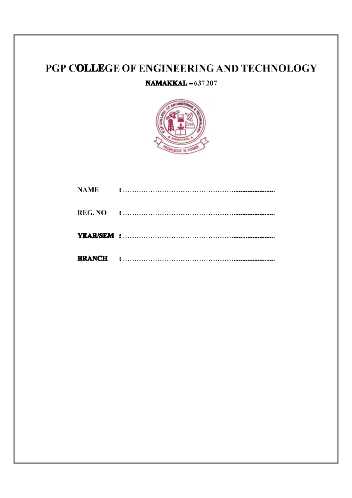 Computer network manual (1) - computer science - This is to certify ...