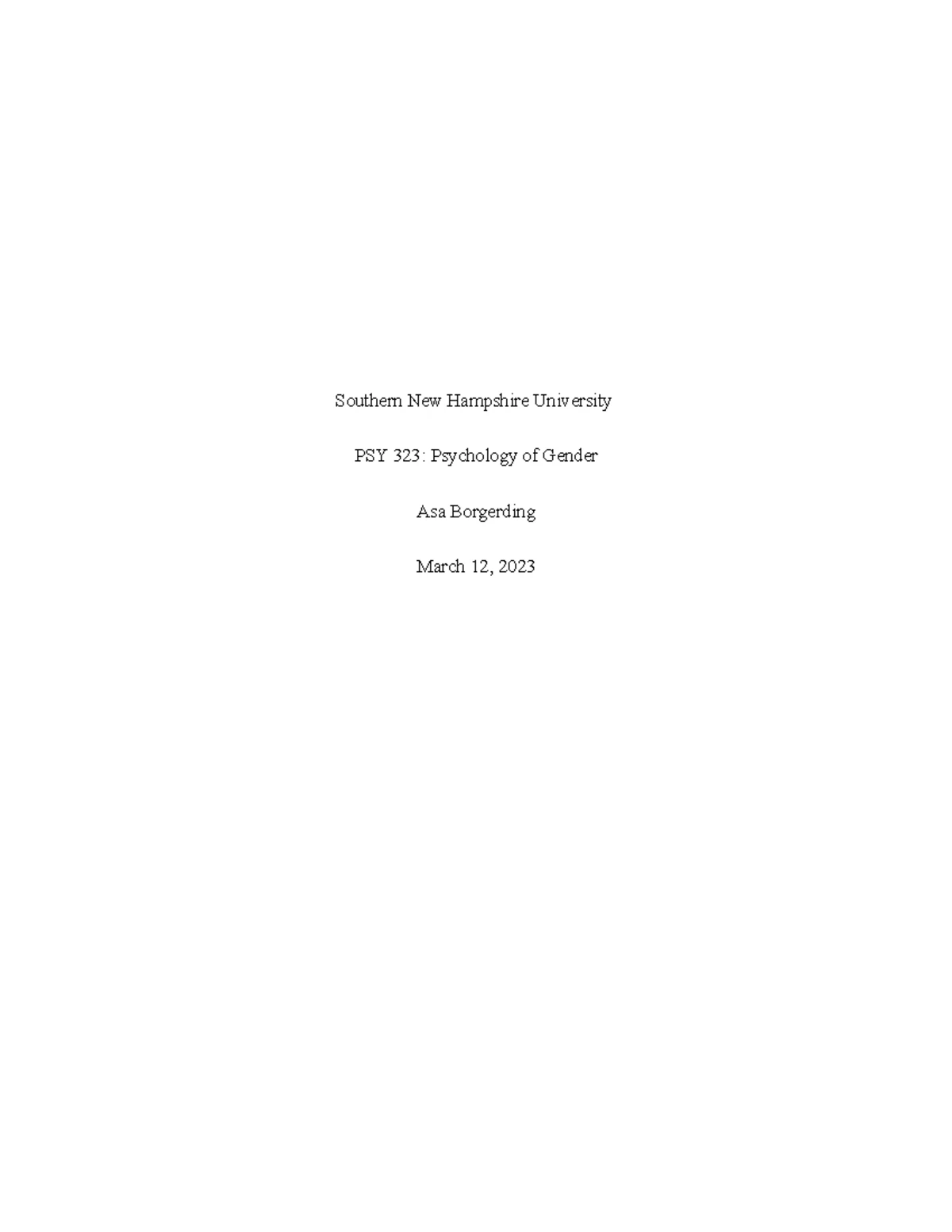 Annotated Bibliography for PSY 422: Community Psychology Module 1 - Studocu