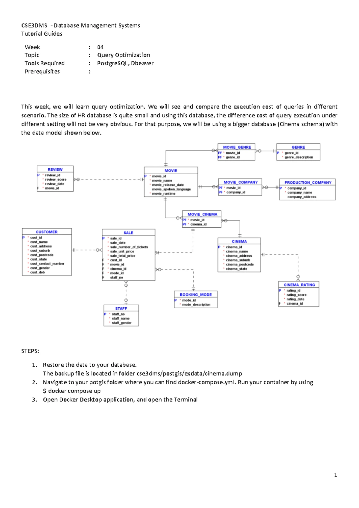 CSE3DMS Week 05 Lab 05: Working with Spatial Data in PostGIS - Studocu
