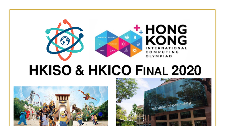 HKISO HKICO FINAL 2020 Theme Park Collaboration with Universal Studios ...